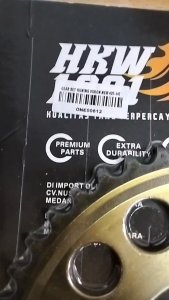 GEAR GIR GIGI SET DEPAN BELAKANG UK BESAR VIXION NEW SCORPIO 43T-14T YAMAHA KUALITAS SUPER