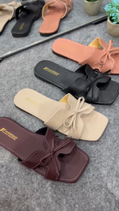 Sandal Wanita Terbaru Kekinian 2025 Model Selop Empuk size 37-40 Gaya Korean Style Viral