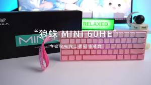AULA | Bàn Phím Cơ AULA MINI60 HE 60% Nhỏ Gọn Switch Từ Tính RGB Ba Chế Độ Rapid Trigger Dành Cho Esports Keycap Bướm Tùy Chỉnh