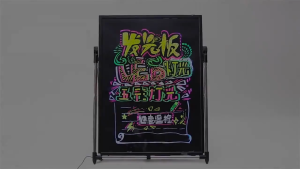 นำคณะกรรมการเรืองแสงอิเล็กทรอนิกส์ที่เขียนด้วยลายมือเรืองแสงขนาดเล็กกระดานดำร้านค้าป้ายโฆษณาแฟลชกระดาน