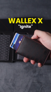 Wallex X Pop Up Genuine Leather RFID Cardholder Wallet