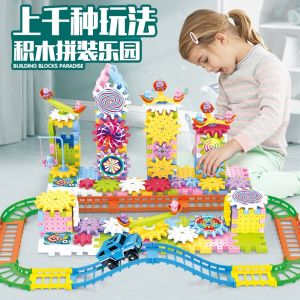 Đồ Chơi Khối Bánh Răng Điện Đa Năng Cho Trẻ Em 6 Tuổi Đồ Chơi Mô Hình Xe Điện Cho Bé Trai Và Bé Gái Đồ Chơi Giáo Dục Cho Trẻ Em Từ 3-12 Tuổi