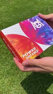 PGM | Bóng Golf Màu PGM Hai Lớp Thi Đấu Hai Lớp 12 Gói Hộp Quà Tặng Q029 - Độ Cứng Tiêu Chuẩn 80-90