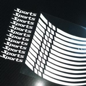 Universal Motorcycle Wheel Rim Stripe Wheel Decal Tape Sticker 18-21 Inch Sport Wheel Decals Road Bike Reflective Sticker
