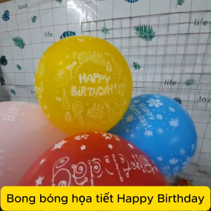 Bong bóng happy birthday nhủ nhiều màu - Phụ kiện trang trí thôi nôi - Bong bóng nhũ trang trí đám cưới - Sinh nhật cho bé - Trang trí lễ tình yêu tiệc cưới - Hapy wedding - Valentine