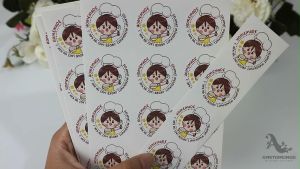 100 Pcs Thank You Sticker Homemade TY048