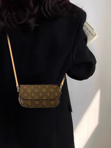 Elegant Vintage Chain Handbag Womens Casual Luxury Small Square Crossbody Bag Soft Polyester Lining No Lock No Compartment