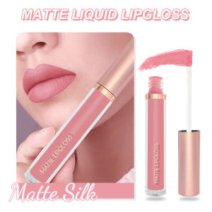 [COD]Velvet Matte Lip Gloss Tidak Memudar Non Fading Non Stick Cup Lip Glaze Lipstik Pelembab Tahan Lama -💖Catherine