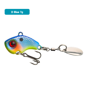 Hopeblaze Little Whirlwind Vibration VIB Lure 7g/10g/14g Spinning Blade Full Water Layer Fishing Bait for Bass Pike Salmon