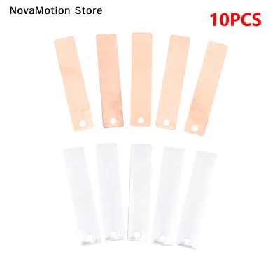 [NM]10 PCS Copper Sheet Zinc Electrode Strip Anode For Electroplating Plate DIY Fruit Materials Consumables Strips[NM]