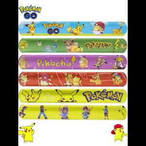 Takara Tomy | Pokemon  Button Bracelet Pikachu Statue Anime Wristband Childrens Clapping Band Education Toy Boys and Girls Birthday Party Gif
