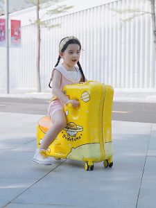 SG Ship Original Authentic Quality PAW PATROL Luggage 20inch Kids Travel Cabin Luggage Support Sit And Ride