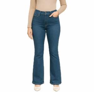 Premium Bootcut Jeans for Women High Quality Light Blue and Dark Blue Sizes 26-36