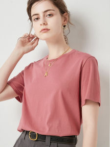 Cotton Short Sleeve Round Neck Loose Versatile T-shirt
