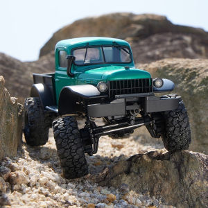 FMS | FMS 1/24 POWER WAGON Semi-Card Remote Control Car Brushless Four-Wheel Drive Climbing Car Off-Road Vehicle RC Model RTR