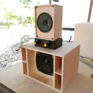 miniatur sound system 2+3 inch bloutooth