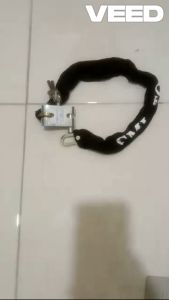 Gembok Rantai Pengaman Lapis Kain Serbaguna / Motor / Pagar / Pintu