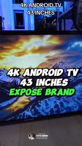 EXPOSE Bluetooth Smart TV 32 inch 4K TV flat screen smart tv Smart TV 43 inch android TV 50 inch Google TV Digital televisions