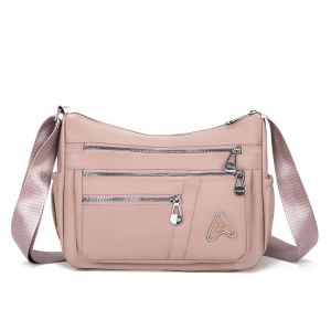 Fashionable Multi-compartment Womens Crossbody Bag Korean Style Small Square Bag Casual Daypack Ladies Satchel Handbag