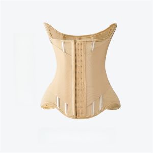 MISTHIN แผ่นคลุมเอวเสริมกล้ามเนื้อหลังคลอด U-Shaped ชุดออกกำลังกายสกินติดรัดเอวแบบหนาปานกลางสำหรับฤดูร้อน