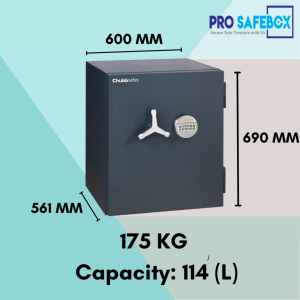 Chubbsafes Duoguard M-115 (175kg) Electronic Lock Safebox Safety Box Security Safe