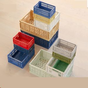 gumahus | Giỏ Đựng Gấp Gọn cho Đồ Ăn Vặt Văn Phòng Phẩm Mỹ Phẩm Đồ Linh Tinh và Trái Cây