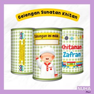 Celengan Sunatan Khitan Souvernir Acara Hajatan Khitanan Hampers Custom Nama Anak Hadiah goodiebag