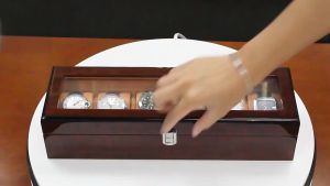 Luxury Wooden Watches Display Box Elegant Design Watch Box Kotak Jam Tangan Mewah