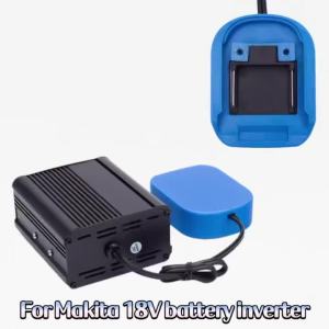 Power Inverter Outlet Adapter 200W 220V-240V For Makita 18V Battery DC AC USB Powered Compact Portable Inverter(NO Battery )