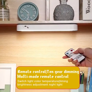 42cm Remote ControlLED Table Lamp Magnetic Desk Lamp USB Rechargeable Dimming Light 3 Color Temperatures