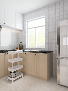 AIBG ชั้นวางของ ชั้นวางของในครัว ตะกร้าใส่ผลไม้/ผัก 3/4/5 ชั้น ชั้นวางของราคาถูก เคลื่อนย้ายง่าย