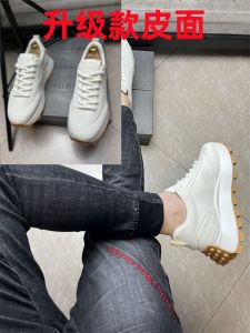 Mens Summer 2025 Fashion Versatile Anti-Slip Heightening Dad Shoes Casual Sports Thick Bottom Trendy Board Shoes Breathable Mesh