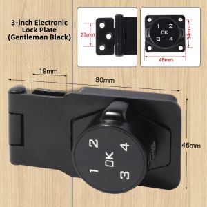 Electronic Code No-drilling Drawer Lock