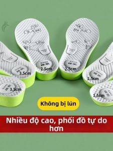 LINGMIAO | Deodorant Soft and Comfortable Invisible Height-Increasing Insoles