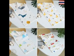 ผ้าเช็ดหน้าเด็ก ผ้ามัสลิน ผ้าฝ้ายทารกแรกเกิด ผ้าซับน้ำลายเด็ก ผ้าเอนกประสงค์ ผ้าเช็ดตัวเด็ก ผ้ากันเปื้อน ผ้าเช็ดหน้า Baby Washcloths OK142