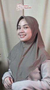 Jilbab Instan Kerudung Hijab Bergo Sport Size L - Warna Lengkap