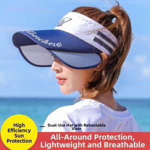 Sunproof Face Covering Ventilated Sun Hat for Women with Large Brim