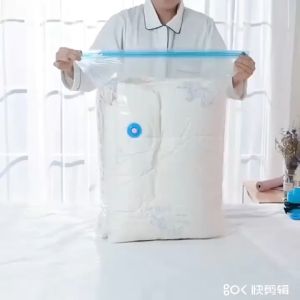 1Pcs Travel Vacuum Bag Compressed Resealable Bag Travel Storage Bag Saving Space Packing