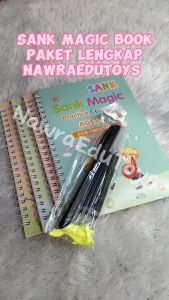 SANK MAGIC BOOK Set / buku latihan menulis dan menggambar anak