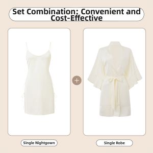 CHENGCHE | Charming Pink Silky Thin Strappy Sleepwear Dress