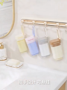 Travel Mini Wash Cup Portable 3-in-1 Set Business Trip Travel Toothpaste Toothbrush Storage Cup