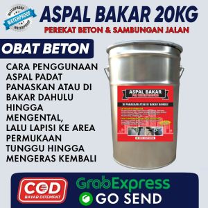 ASPAL BAKAR 20KG PEREKAT BETON DAN SAMBUNGAN JALAN