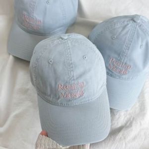 HEYUQI | Pink Letter Embroidery Baseball Cap