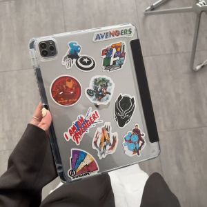 ⭐24 ชั่วโมงส่ง⭐Marvel Avengers เคส for iPad air7 2025 11 pro 2024 11 air6 gen11 10 2022 เคสไอแพด air4 5 10.9 gen9 8 Case พร้อมถาดปากกา