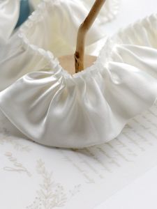 Túi Vải Ren Viền Dài Gấp Đôi Màu Sắc 55cm Cho Rèm Cửa Vải Trang Trí Gia Dụng Viền Váy Viền Ren Phụ Kiện May Vá