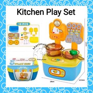 Mainan Masak-Masakan Anak Kitchen Playset Dengan Box