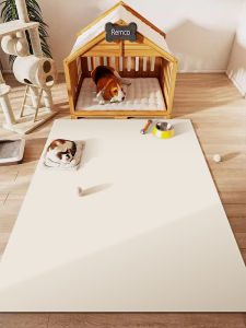 Indoor Pet Mat PVC Washless Wipeable Wearable Pure Color Carpet Cat Dog Special Indoor Floor Mat Home Decor Modern Simple Style