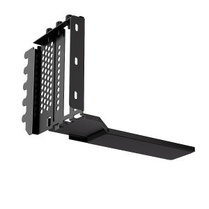 TEUCER PCI-E 3.0/4.0 Graphics Card Vertical Mounting Bracket Holder PCI-E 4.0 x16 Extension Cable 200mm GPU Mounting Bracket Kit