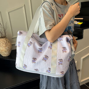 Túi Xách Nữ Dung Tích Lớn Nhẹ Túi Du Lịch Công Sở Thể Thao Túi Đựng Đồ Túi Xách Nữ Thời Trang Mùa Hè 2025 Túi Đeo Vai Đôi Bằng Vải Nylon