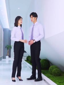 Onneksi | Bank Workwear Shirt Men Women Long Short Sleeve Blue Stripes